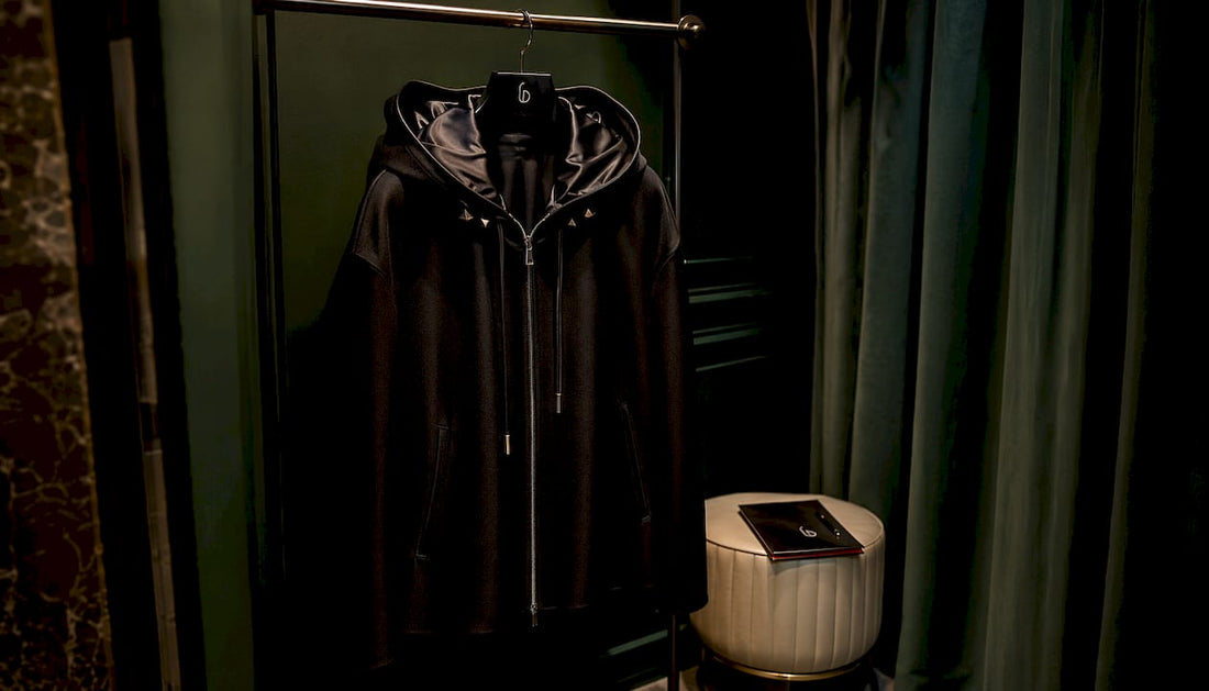 Tailored luxury jacket showcasing craftsmanship